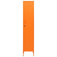 Thumbnail for Schließfachschrank Orange 35x46x180 cm Stahl