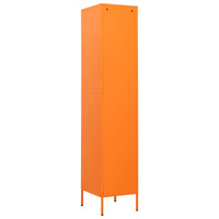 Thumbnail for Schließfachschrank Orange 35x46x180 cm Stahl