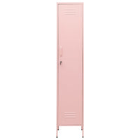 Thumbnail for Schließfachschrank Rosa 35x46x180 cm Stahl