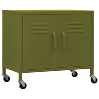 Thumbnail for Lagerschrank Olivgrün 60x35x56 cm Stahl