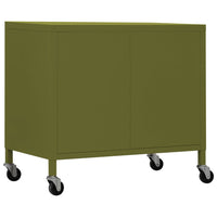 Thumbnail for Lagerschrank Olivgrün 60x35x56 cm Stahl