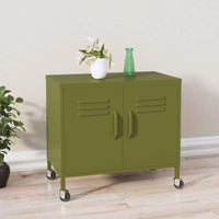 Thumbnail for Lagerschrank Olivgrün 60x35x56 cm Stahl