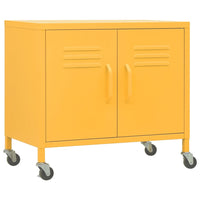 Thumbnail for Lagerschrank Senfgelb 60x35x56 cm Stahl
