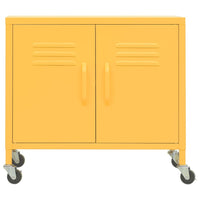 Thumbnail for Lagerschrank Senfgelb 60x35x56 cm Stahl