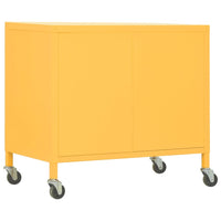 Thumbnail for Lagerschrank Senfgelb 60x35x56 cm Stahl