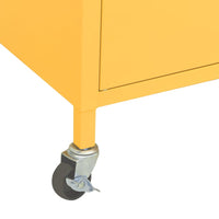 Thumbnail for Lagerschrank Senfgelb 60x35x56 cm Stahl