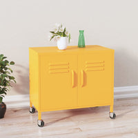 Thumbnail for Lagerschrank Senfgelb 60x35x56 cm Stahl