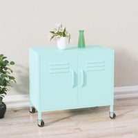 Thumbnail for Lagerschrank Mintgrün 60x35x56 cm Stahl