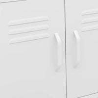 Thumbnail for Lagerschrank Weiß 60x35x56 cm Stahl