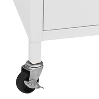Thumbnail for Lagerschrank Weiß 60x35x56 cm Stahl