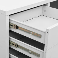 Thumbnail for Büroschrank Hellgrau 90x40x102 cm Stahl