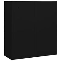 Thumbnail for Büroschrank Schwarz 90x40x102 cm Stahl