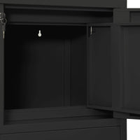 Thumbnail for Büroschrank Anthrazit 90x40x102 cm Stahl