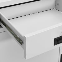 Thumbnail for Büroschrank Hellgrau 90x40x102 cm Stahl