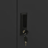 Thumbnail for Büroschrank Anthrazit 90x40x102 cm Stahl