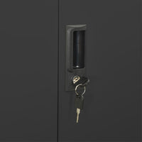 Thumbnail for Büroschrank Anthrazit 90x40x180 cm Stahl