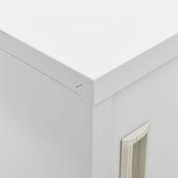 Thumbnail for Schließfachschrank Hellgrau 90x45x92,5 cm Stahl