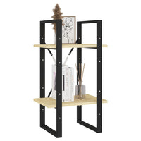 Thumbnail for Bücherregal 2 Böden 40x30x70 cm Massivholz Kiefer