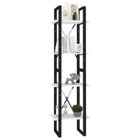 Thumbnail for Bücherregal 4 Fächer Weiß 40x30x140 cm Holzwerkstoff