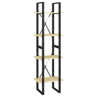 Thumbnail for Bücherregal 4 Böden 40x30x140 cm Massivholz Kiefer