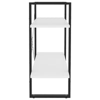 Thumbnail for Bücherregal 2 Fächer Weiß 80x30x70 cm Holzwerkstoff