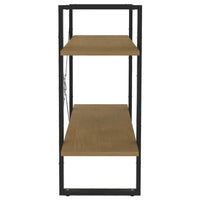 Thumbnail for Bücherregal 2 Fächer 80x30x70 cm Massivholz Kiefer