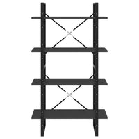 Thumbnail for Bücherregal 4 Fächer Grau 80x30x140 cm Holzwerkstoff