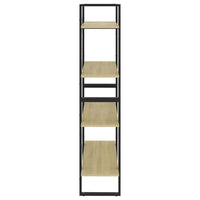 Thumbnail for Bücherregal 4 Fächer Sonoma-Eiche 80x30x140 cm Holzwerkstoff