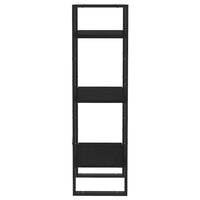 Thumbnail for Bücherregal 3 Böden Schwarz 40x30x105 cm Massivholz Kiefer