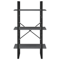 Thumbnail for Standregal Grau 60x30x105 cm Massivholz Kiefer