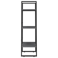 Thumbnail for Standregal Grau 60x30x105 cm Massivholz Kiefer