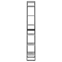 Thumbnail for Lagerregal Betongrau 60x30x210 cm Holzwerkstoff