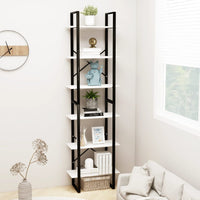 Thumbnail for Lagerregal Weiß 60x30x210 cm Massivholz Kiefer