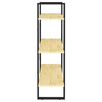 Thumbnail for Bücherregal 3 Böden 80x30x105 cm Massivholz Kiefer