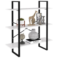 Thumbnail for Bücherregal Weiß 100x30x105 cm Holzwerkstoff