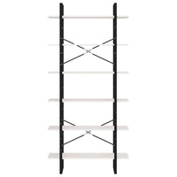 Thumbnail for Standregal Hoch Weiß 100x30x210 cm Massivholz Kiefer