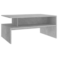 Thumbnail for Couchtisch Betongrau 90x60x42,5 cm Holzwerkstoff