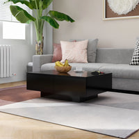 Thumbnail for Couchtisch Schwarz 90x60x31 cm Holzwerkstoff