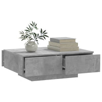 Thumbnail for Couchtisch Betongrau 90x60x31 cm Holzwerkstoff