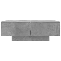 Thumbnail for Couchtisch Betongrau 90x60x31 cm Holzwerkstoff