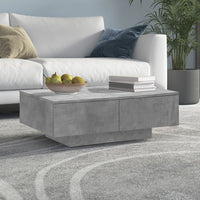 Thumbnail for Couchtisch Betongrau 90x60x31 cm Holzwerkstoff