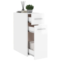 Thumbnail for Apothekerschrank Hochglanz-Weiß 20x45,5x60 cm Holzwerkstoff
