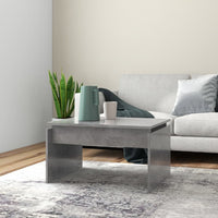 Thumbnail for Couchtisch Betongrau 68x50x38 cm Holzwerkstoff