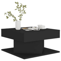 Thumbnail for Couchtisch Schwarz 57x57x30 cm Holzwerkstoff