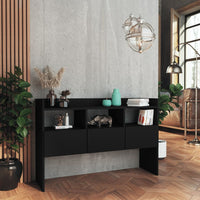 Thumbnail for Sideboard Schwarz 105x30x70 cm Holzwerkstoff