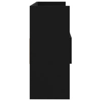 Thumbnail for Sideboard Schwarz 105x30x70 cm Holzwerkstoff