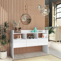 Thumbnail for Sideboard Hochglanz-Weiß 105x30x70 cm Holzwerkstoff