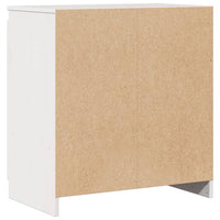 Thumbnail for Beistellschrank Weiß 60x36x65 cm Massivholz Kiefer