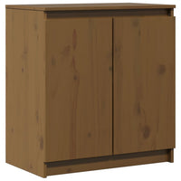 Thumbnail for Beistellschrank Honigbraun 60x36x65 cm Massivholz Kiefer