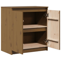 Thumbnail for Beistellschrank Honigbraun 60x36x65 cm Massivholz Kiefer